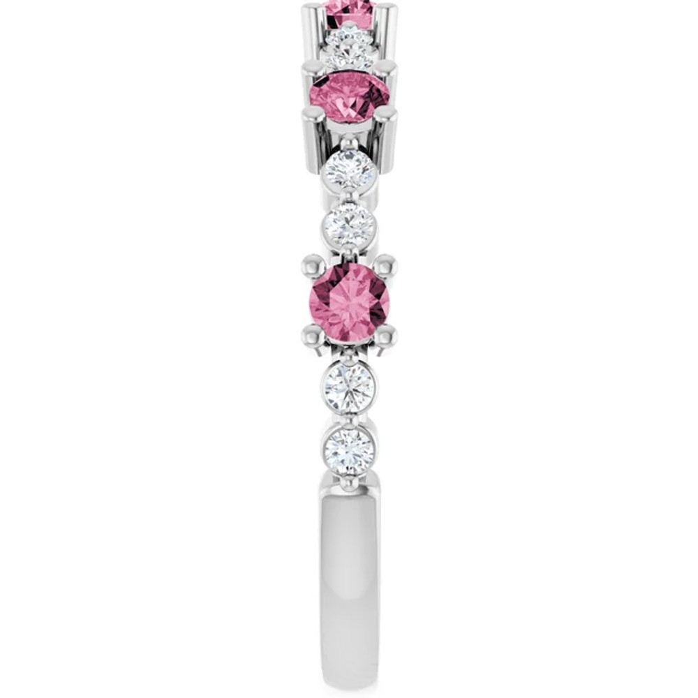 Fabulous and feminine, this pink tourmaline ring will make you feel more beautiful than ever after just moments of having it on.