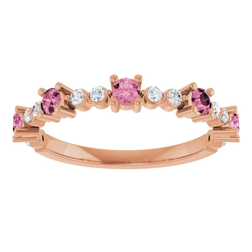 Fabulous and feminine, this pink tourmaline ring will make you feel more beautiful than ever after just moments of having it on.