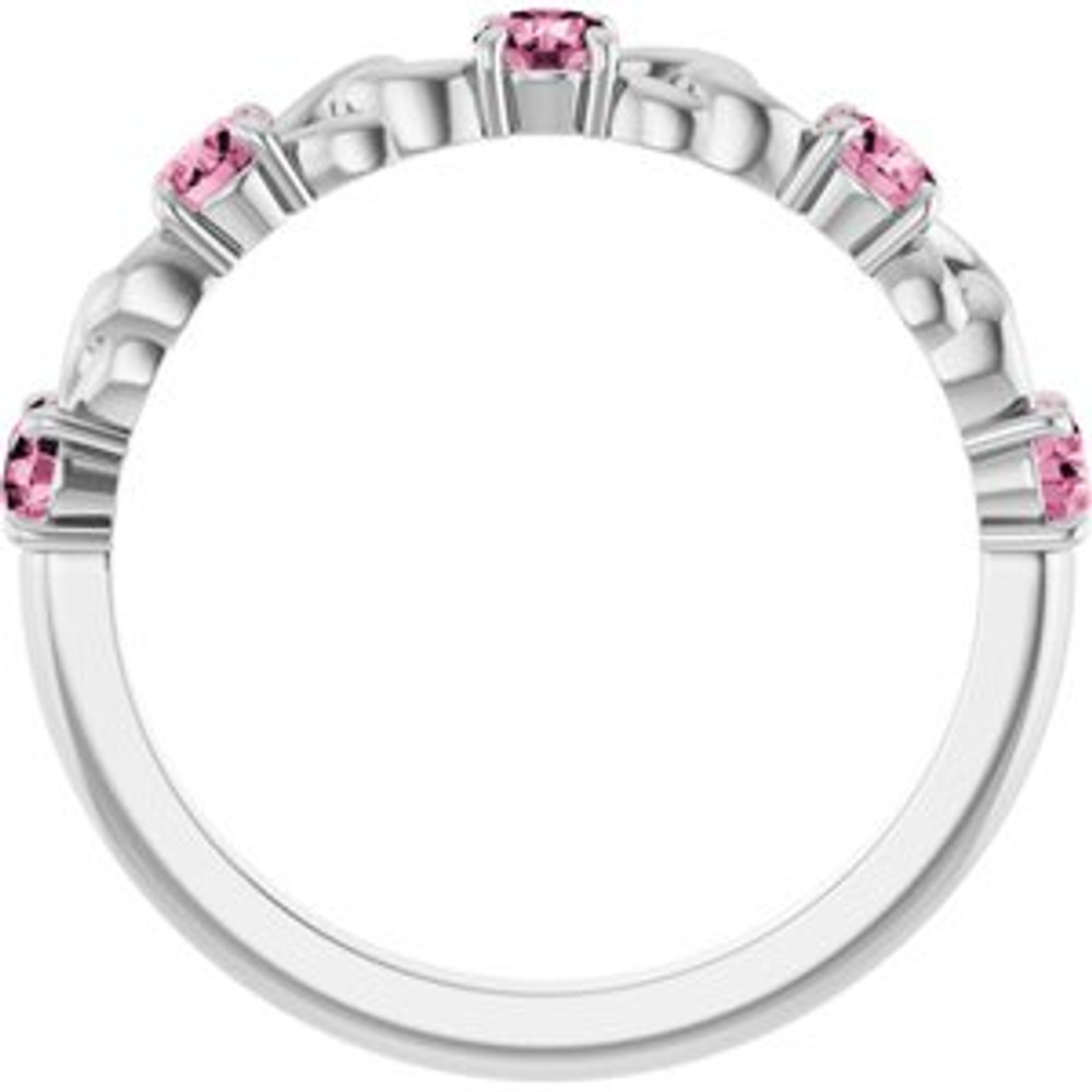 Fabulous and feminine, this pink tourmaline ring will make you feel more beautiful than ever after just moments of having it on.