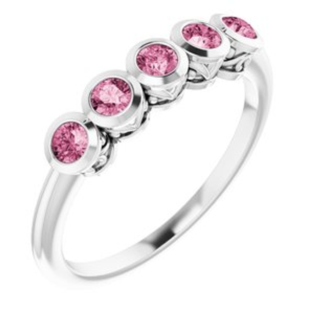 Fabulous and feminine, this pink tourmaline ring will make you feel more beautiful than ever after just moments of having it on.