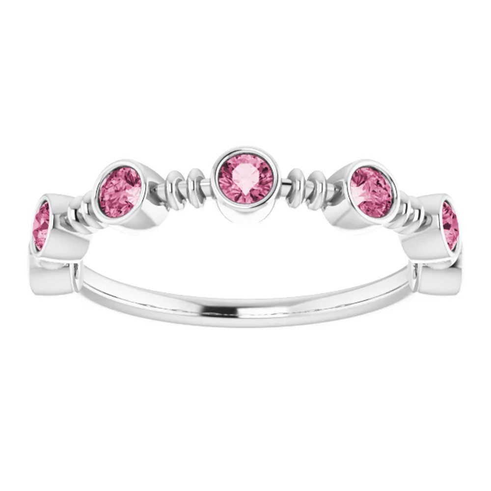 Fabulous and feminine, this pink tourmaline ring will make you feel more beautiful than ever after just moments of having it on.