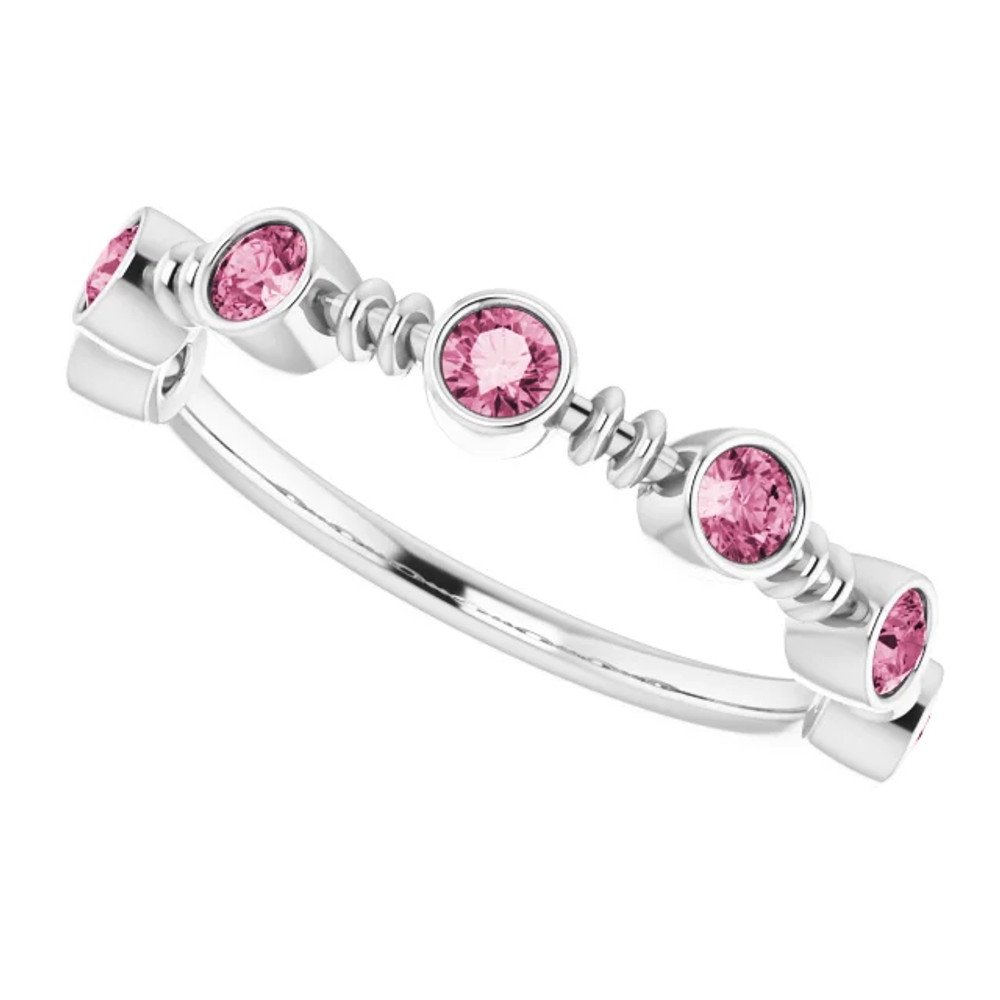 Fabulous and feminine, this pink tourmaline ring will make you feel more beautiful than ever after just moments of having it on.