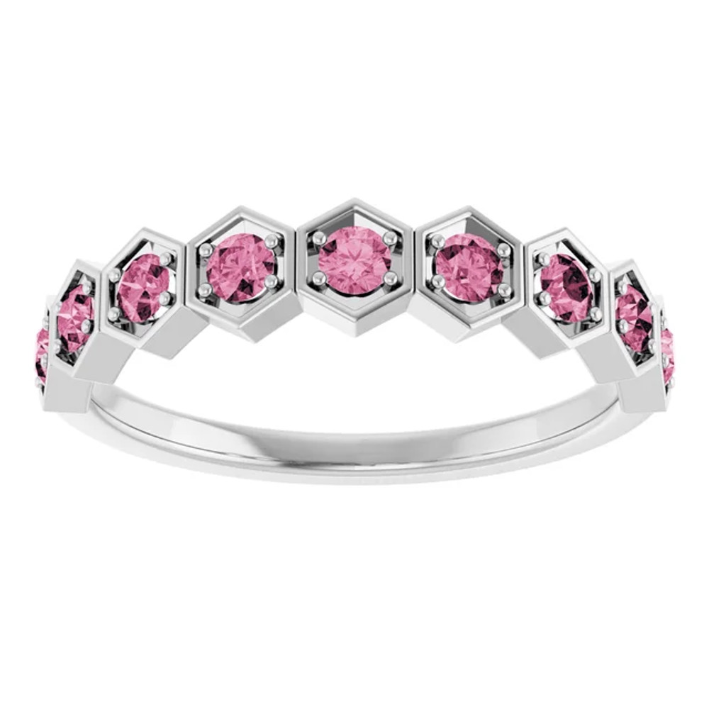 Fabulous and feminine, this pink tourmaline ring will make you feel more beautiful than ever after just moments of having it on.