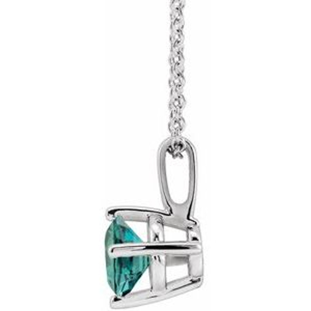 Charm your June-born girl with this beautiful alexandrite pendant.