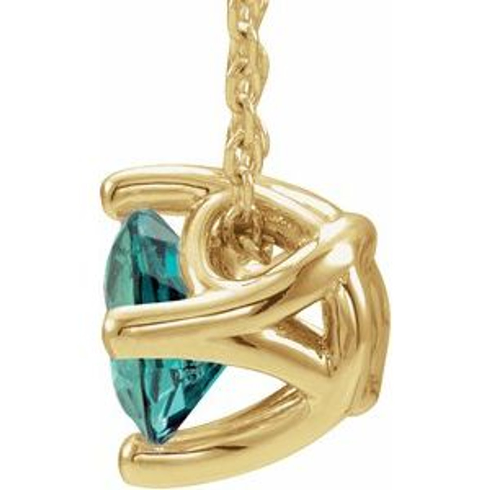 Charm your June-born girl with this beautiful alexandrite pendant.