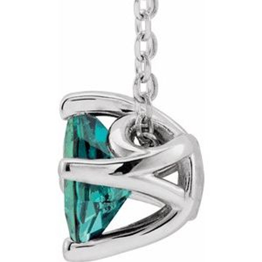 Charm your June-born girl with this beautiful alexandrite pendant.