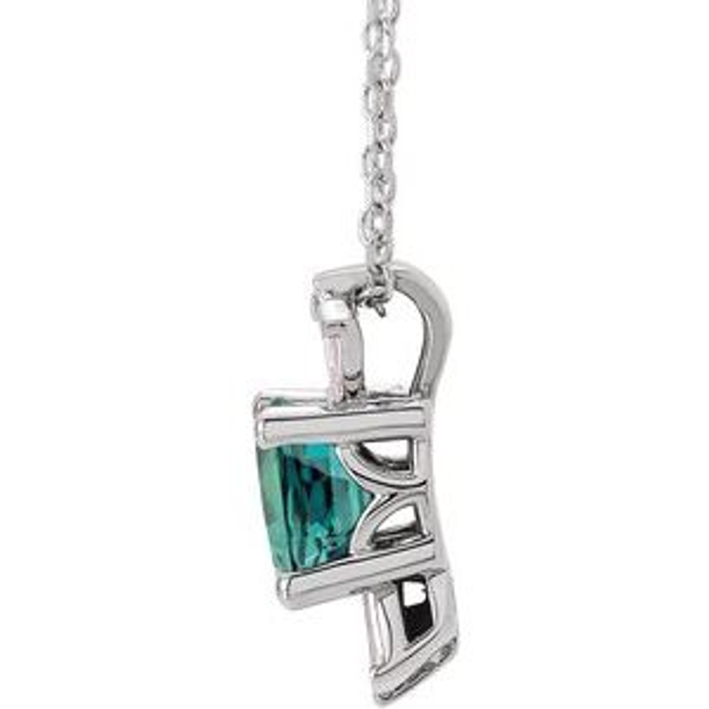 Charm your June-born girl with this beautiful alexandrite pendant.