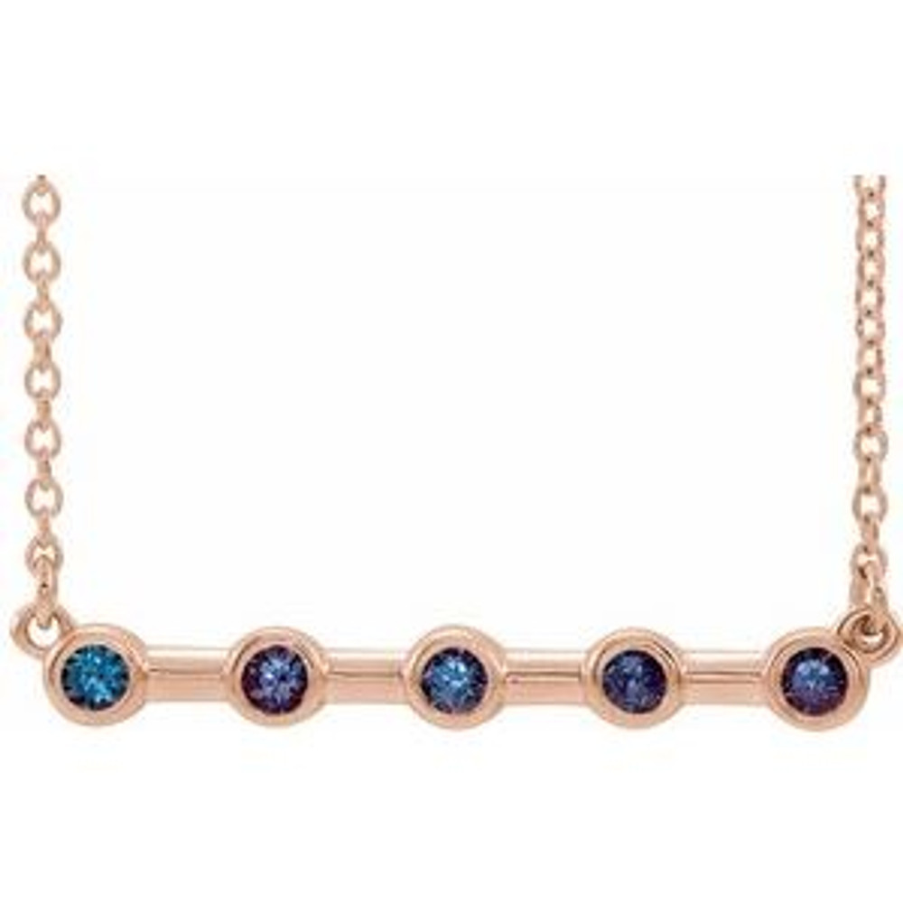 Charm your June-born girl with this beautiful alexandrite pendant.