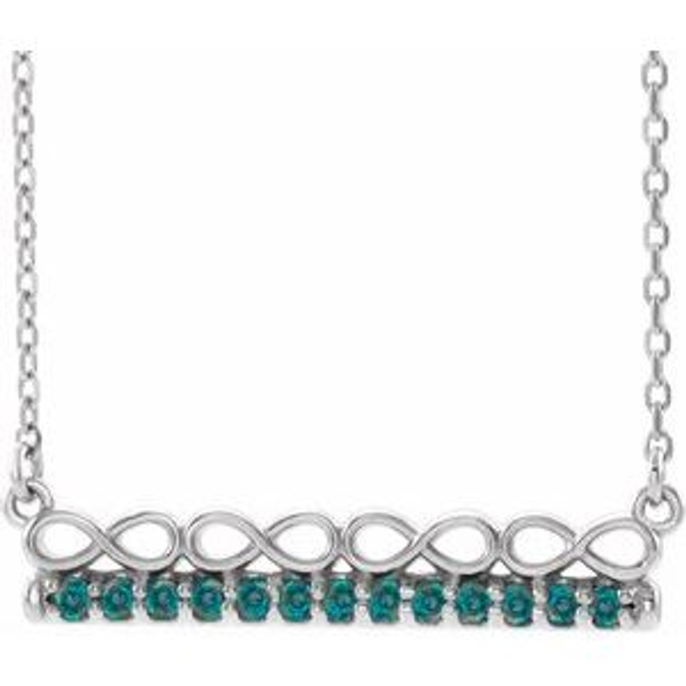 Charm your June-born girl with this beautiful alexandrite pendant.