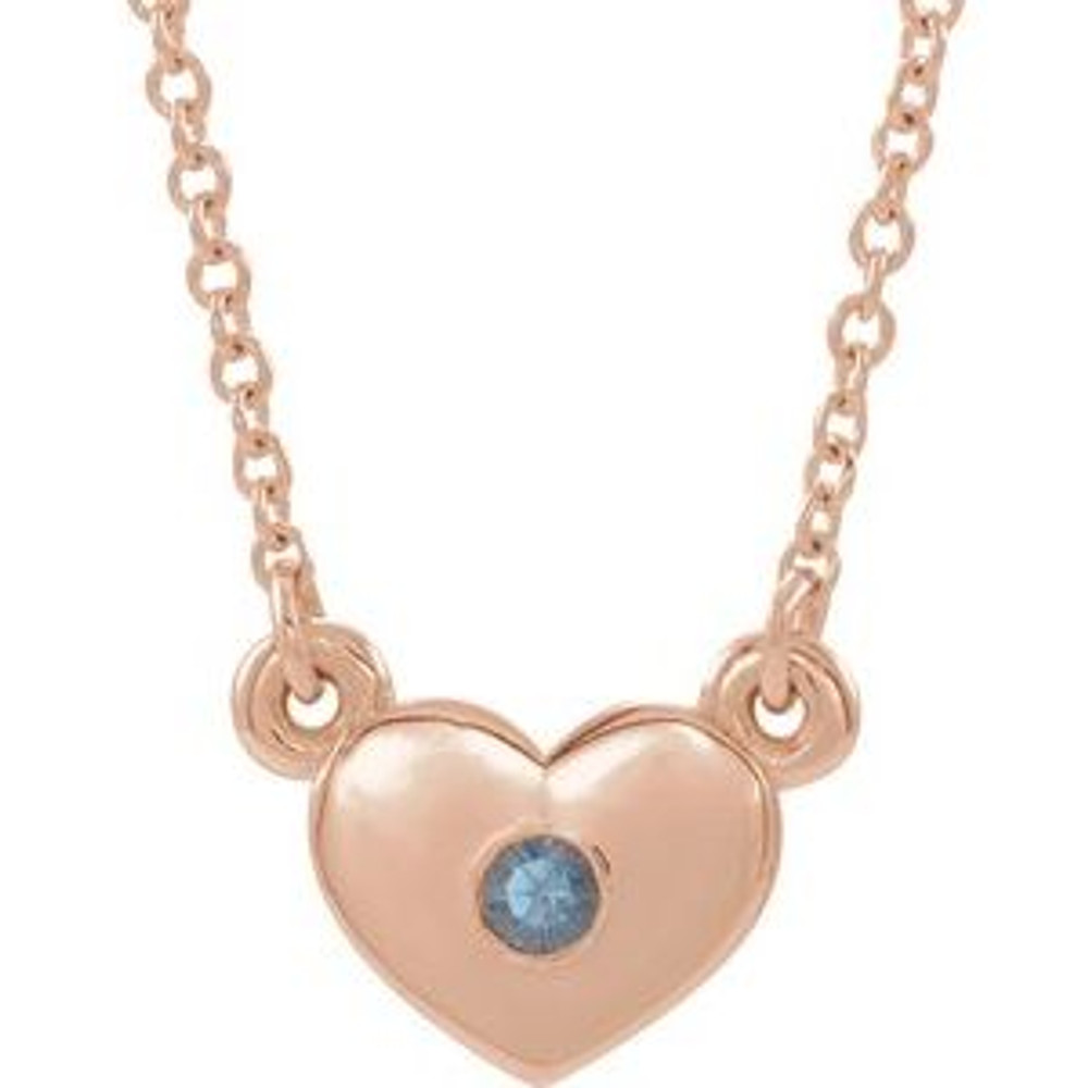 Charm your June-born girl with this beautiful alexandrite pendant.