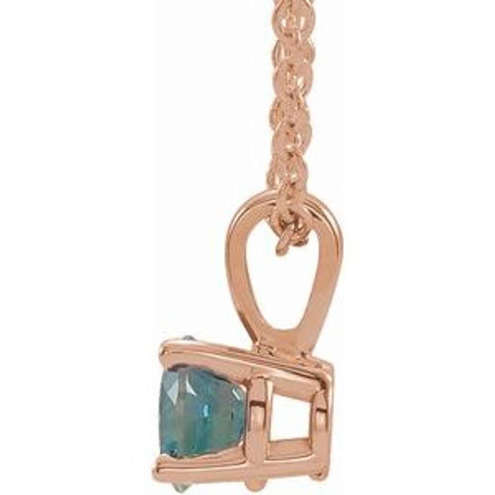 Charm your June-born girl with this beautiful alexandrite pendant.