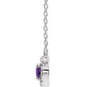 Make a glamorous statement with this stunning amethyst pendant.