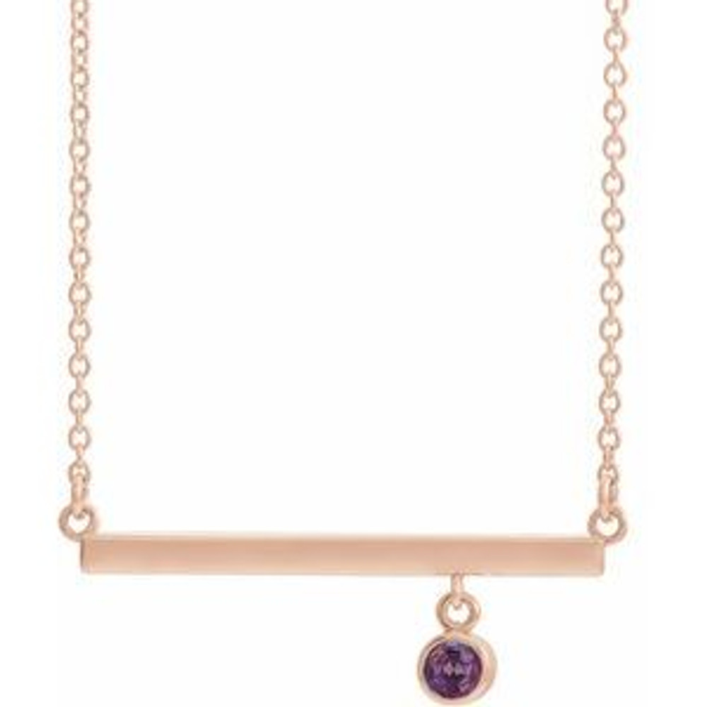 Make a glamorous statement with this stunning amethyst pendant.