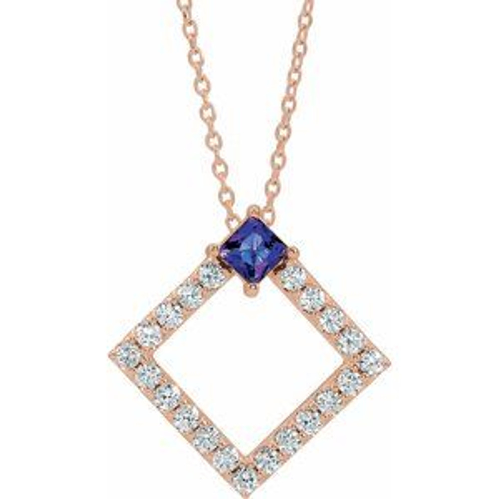 Make a glamorous statement with this stunning amethyst pendant.