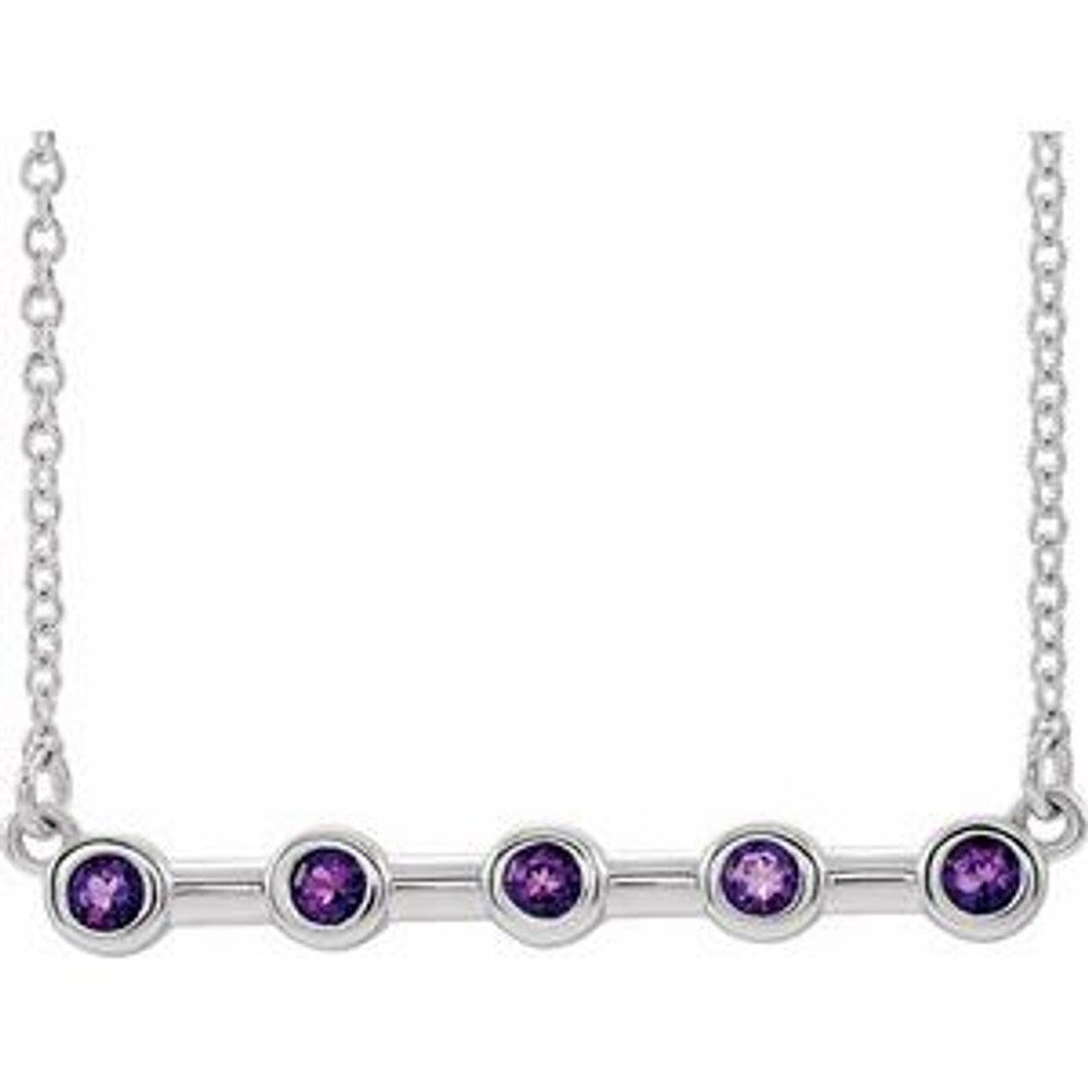 Make a glamorous statement with this stunning amethyst pendant.