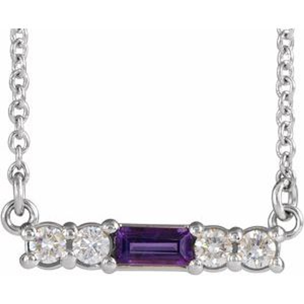 Make a glamorous statement with this stunning amethyst pendant.