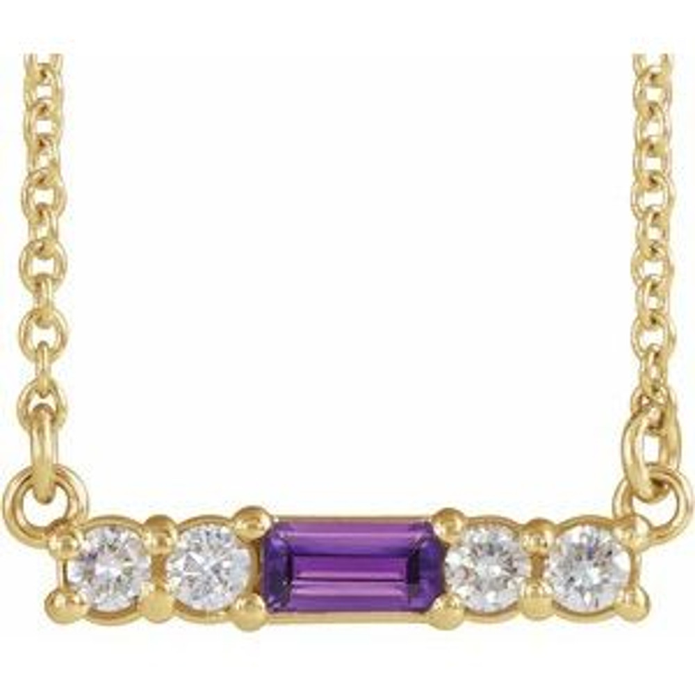 Make a glamorous statement with this stunning amethyst pendant.