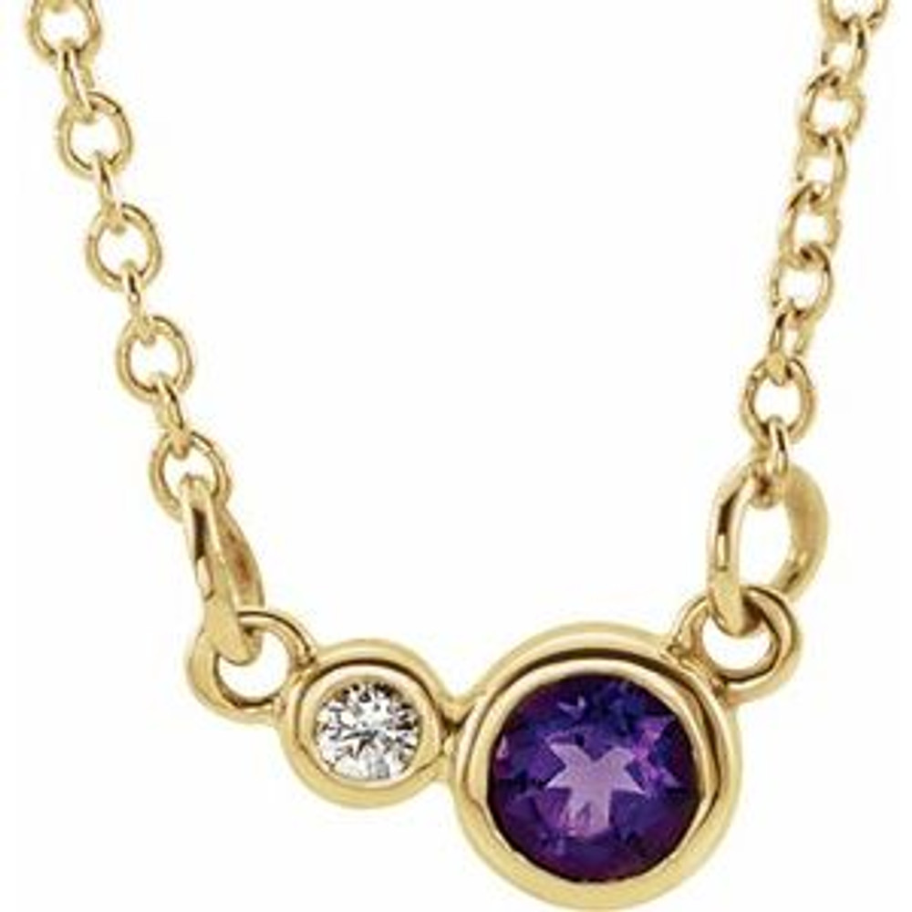 Make a glamorous statement with this stunning amethyst pendant.