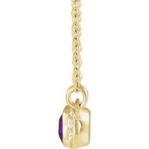Make a glamorous statement with this stunning amethyst pendant.