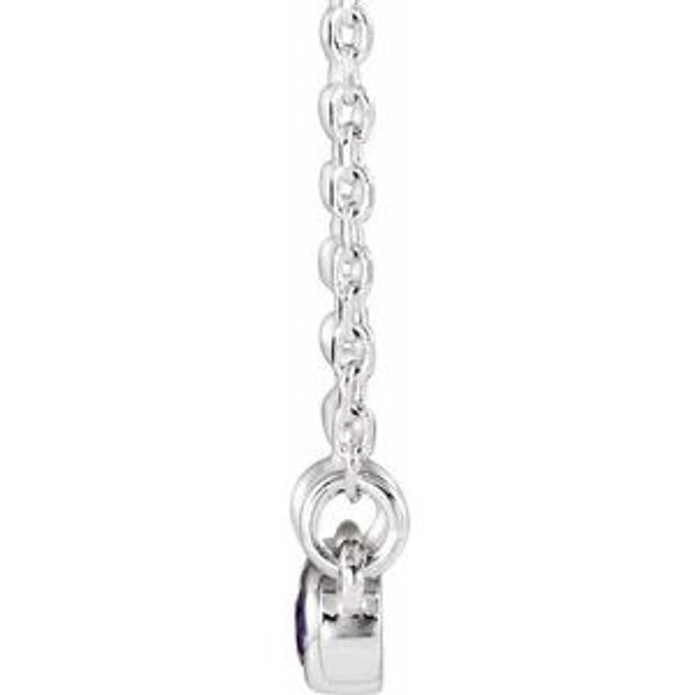 Make a glamorous statement with this stunning amethyst pendant.