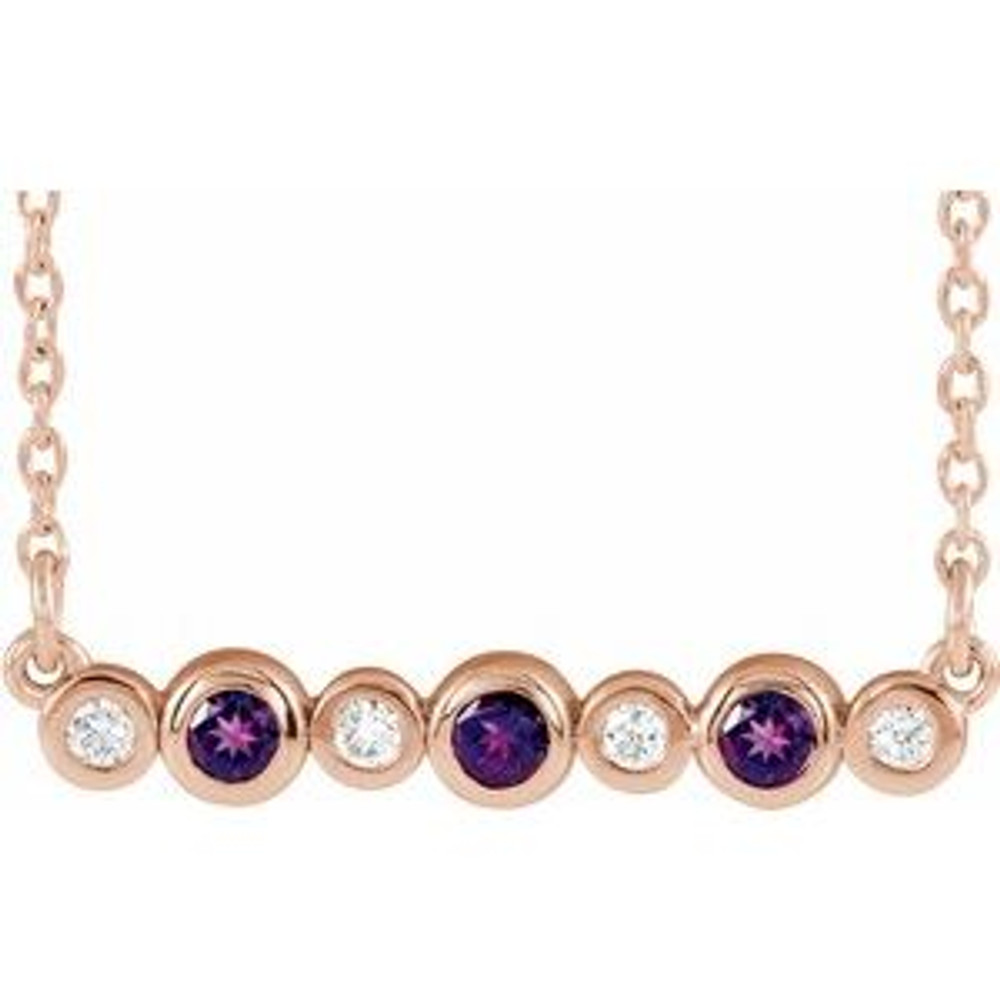 Make a glamorous statement with this stunning amethyst pendant.