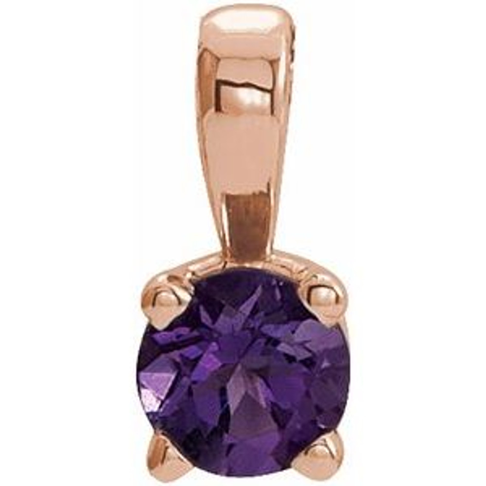Make a glamorous statement with this stunning amethyst pendant.