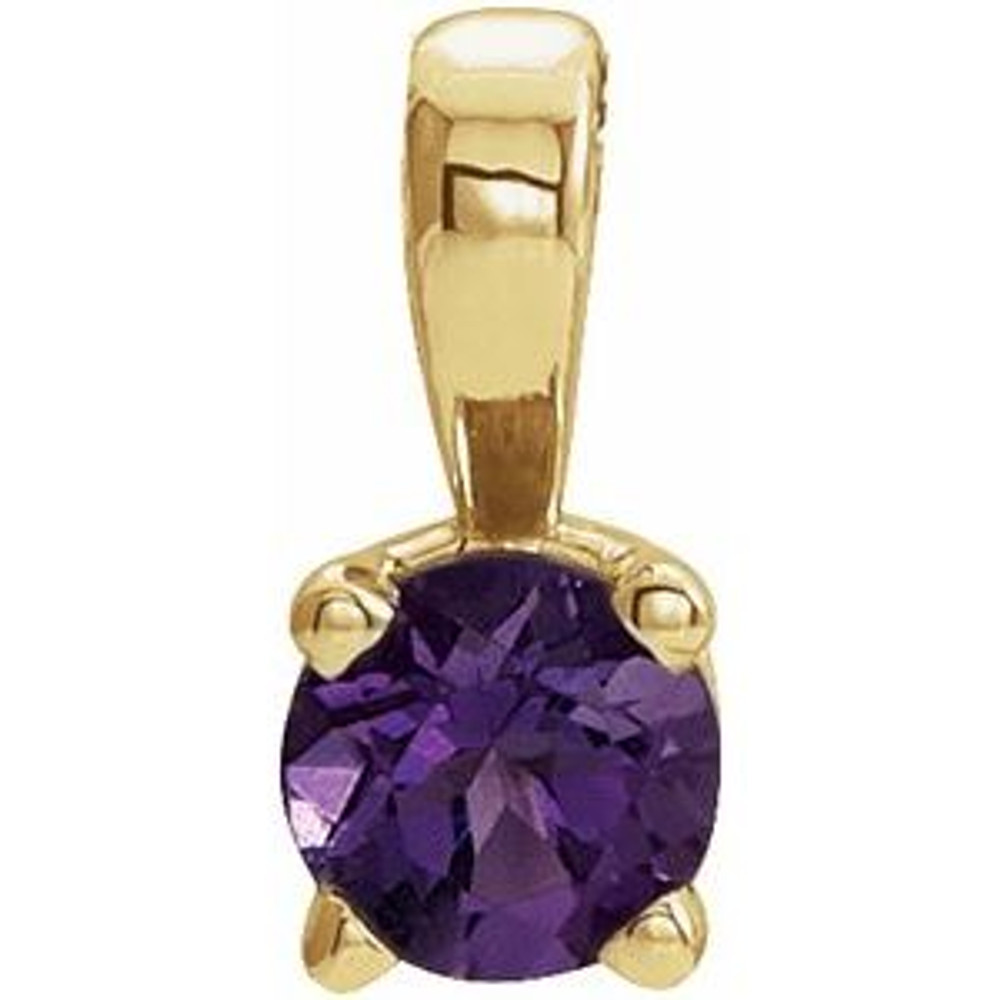 Make a glamorous statement with this stunning amethyst pendant.