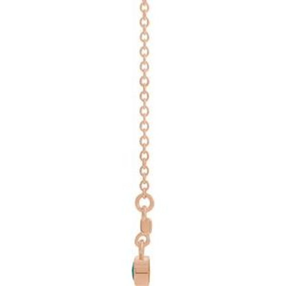 Charm your March-born girl with this beautiful gemstone pendant.