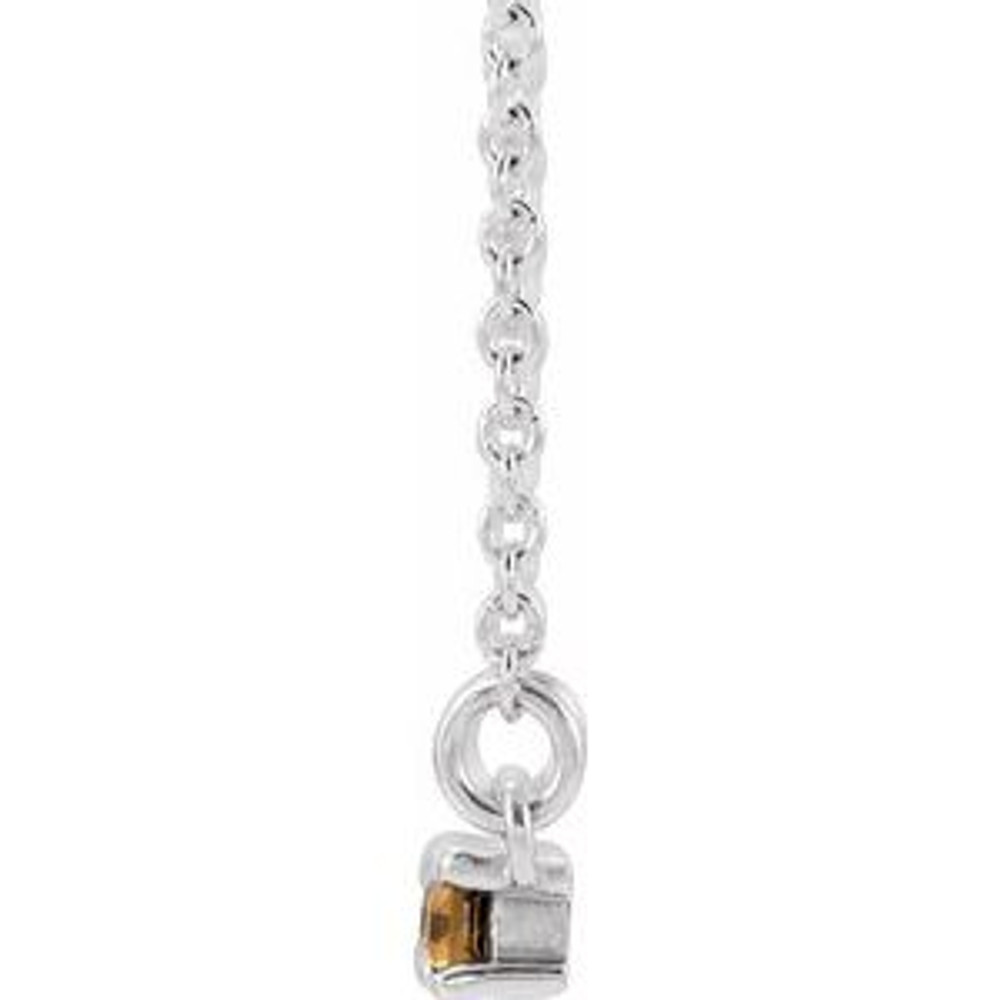Celebrate their November birthday with this smart and stylish citrine pendant.