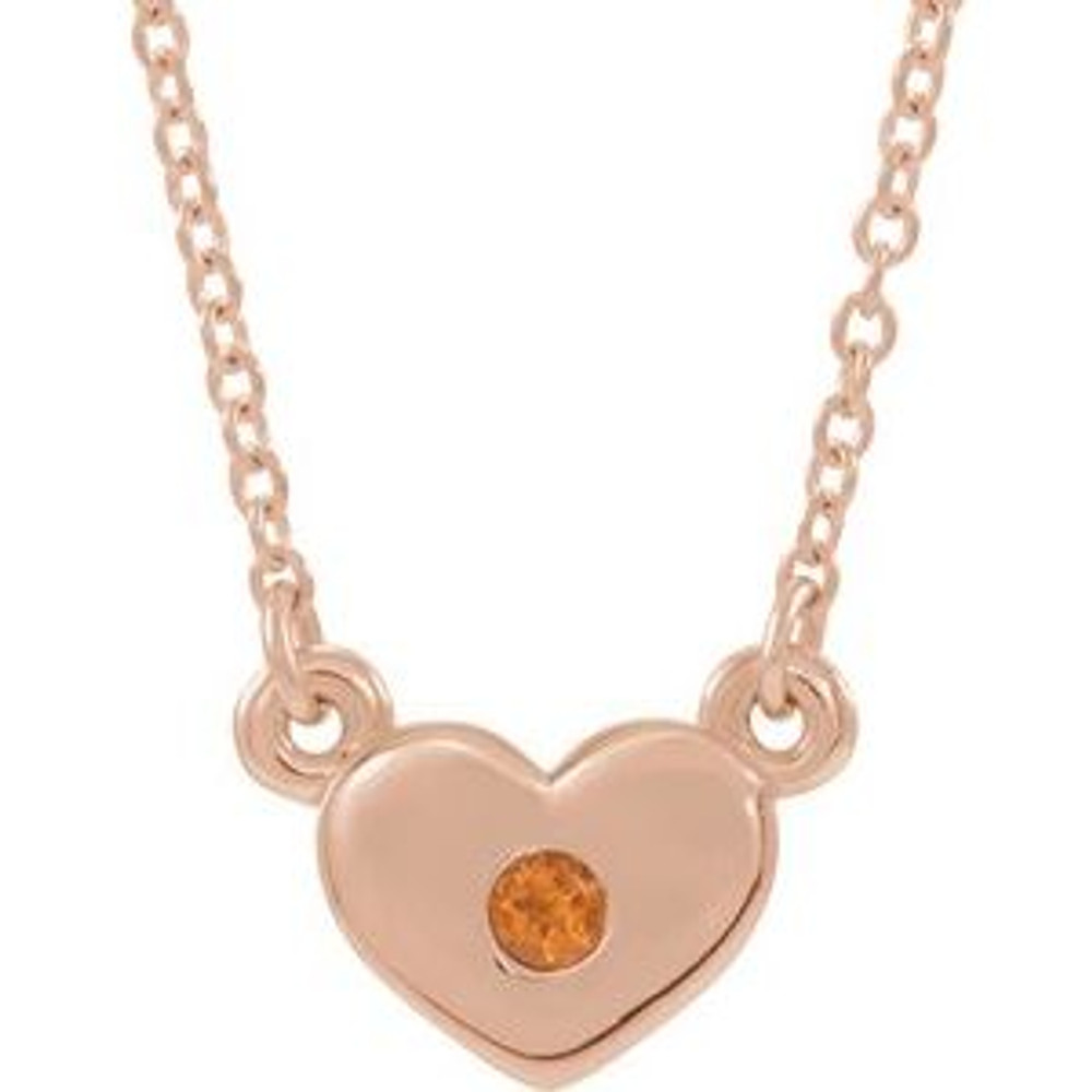 Celebrate their November birthday with this smart and stylish citrine pendant.