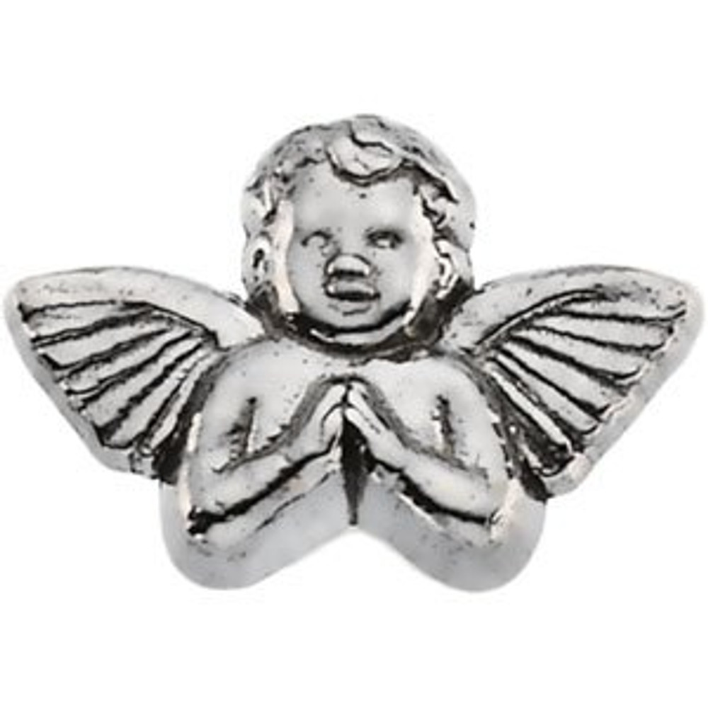 A lovely expression of faith, this lapel pin proclaims deep and heartfelt devotion.