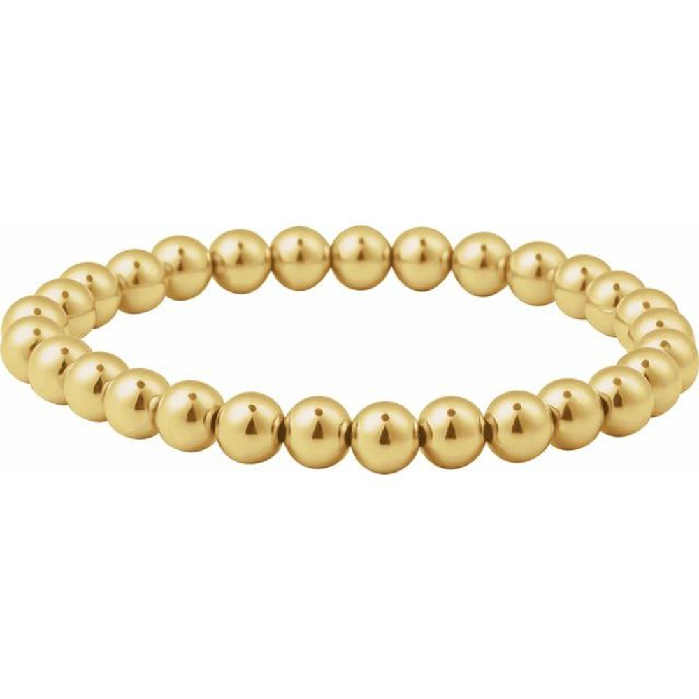 Simply stylish, this bead bracelet pairs perfectly with her business or casual attire.