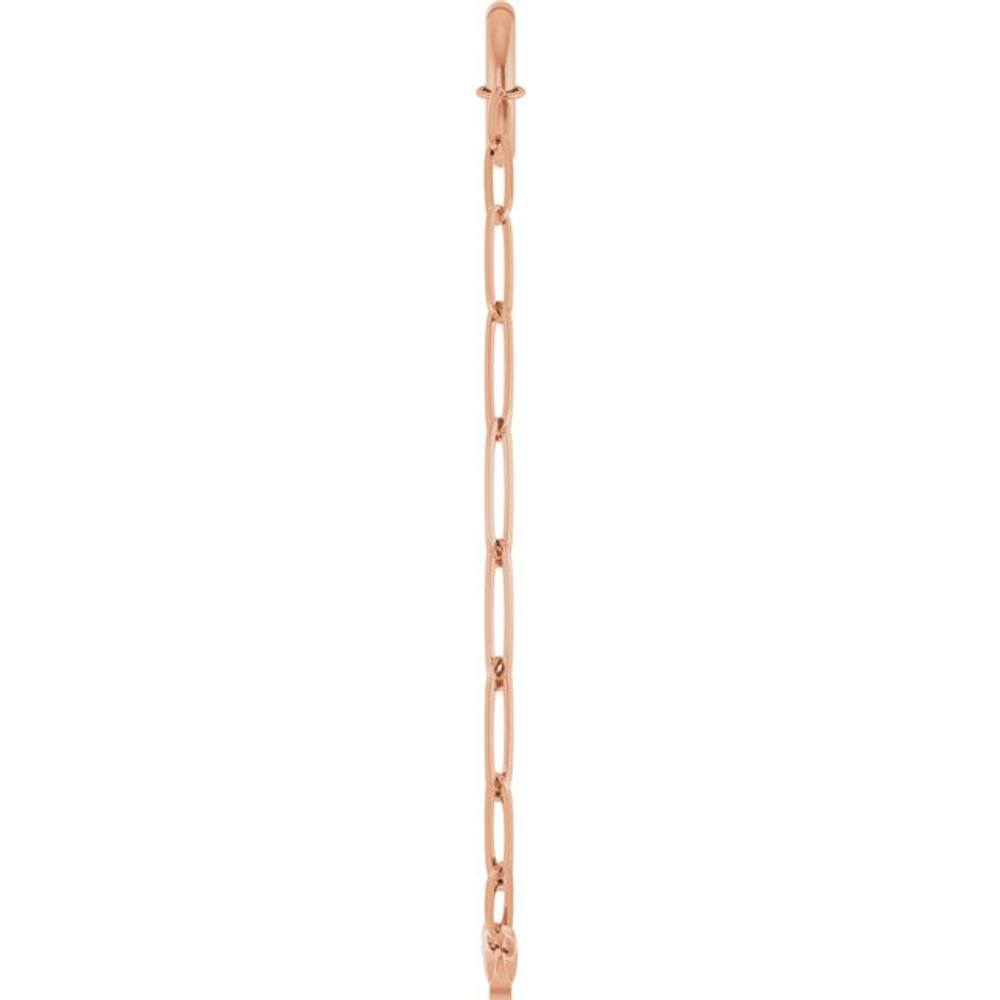Versatile and refined, this rose gold bracelet fits any occasion with ease.