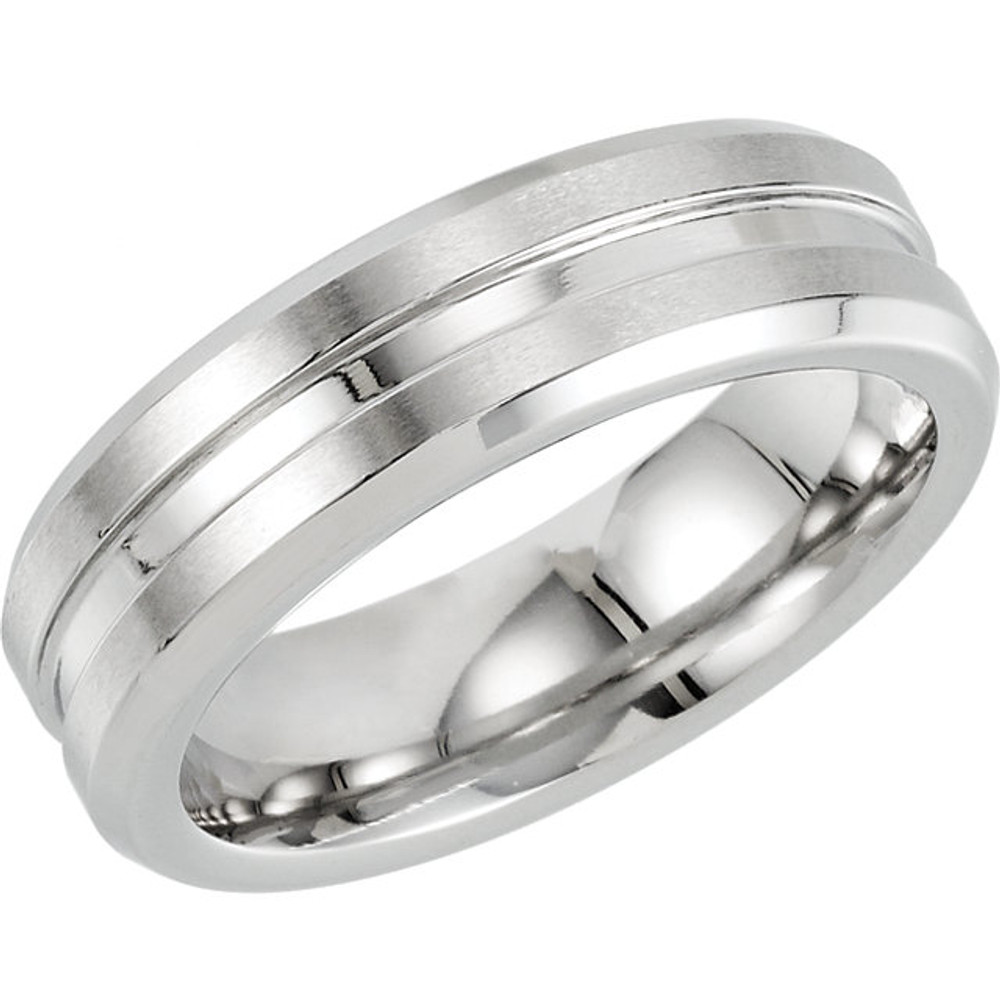 Product Specifications

Quality: Cobalt

Style: Men's Wedding Band

Ring Sizes: 8-13.00 ( Whole and Half Sizes )

Width: 6mm

Surface Finish: Polished