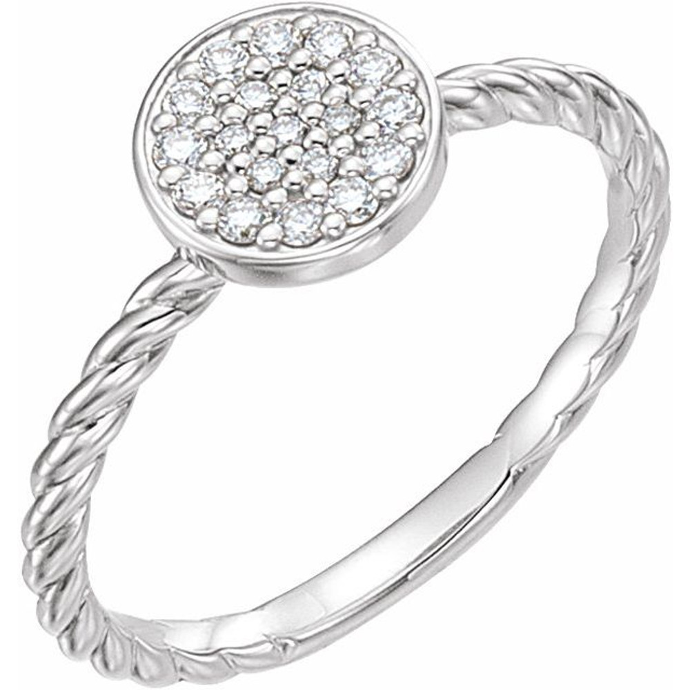 A cluster ring, with its many interconnected stones, symbolises the strength that comes from unity.