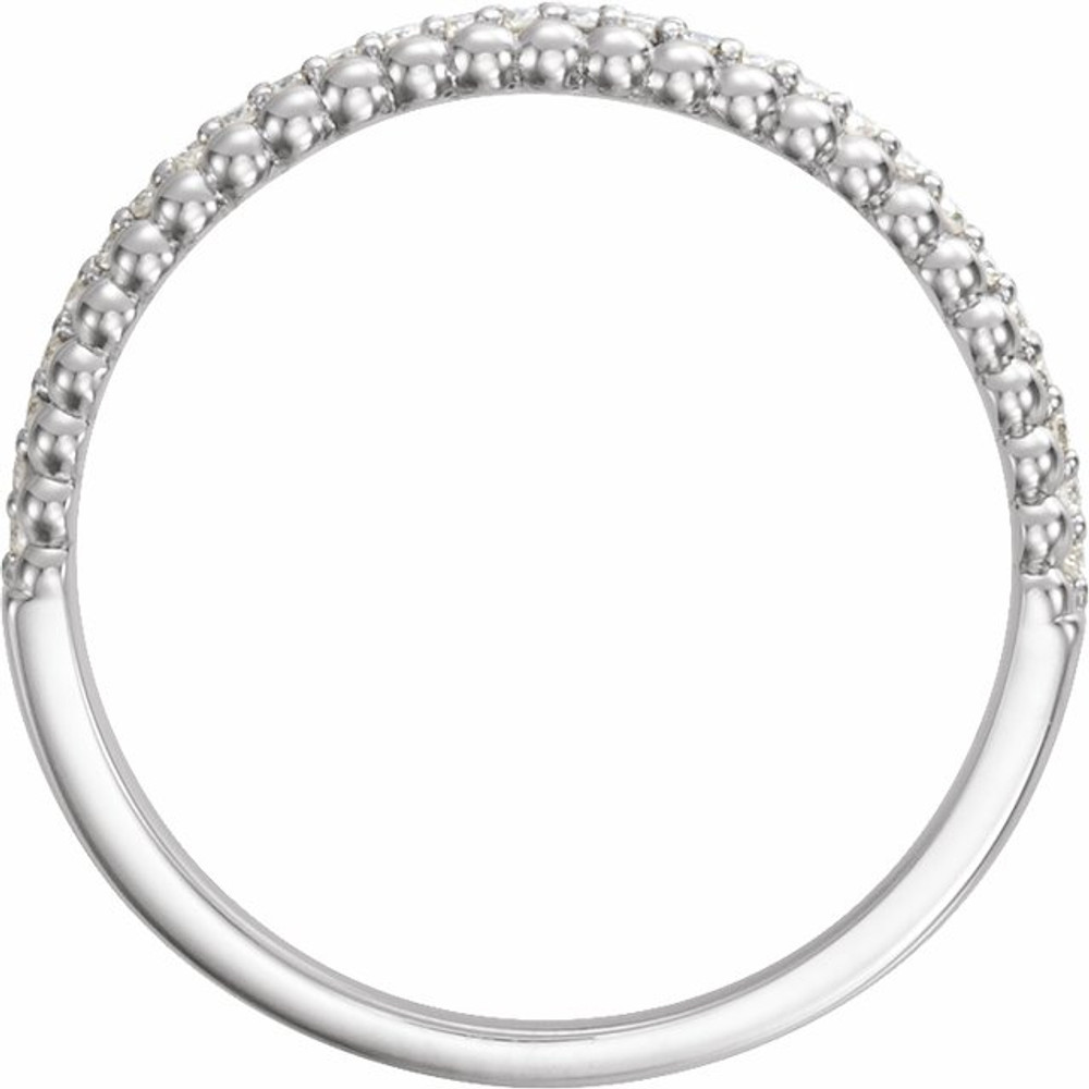 She'll be delighted to receive this charming diamond ring.