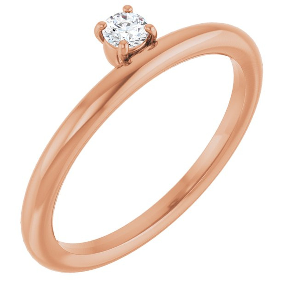 She'll be delighted to receive this charming diamond ring.