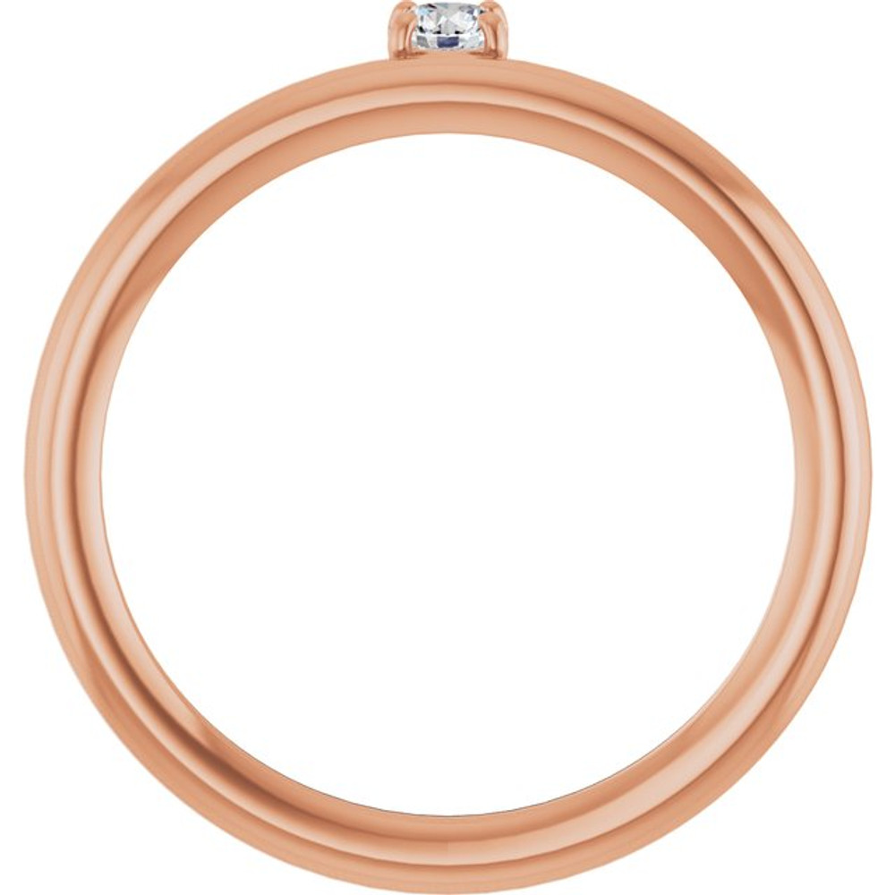 She'll be delighted to receive this charming diamond ring.