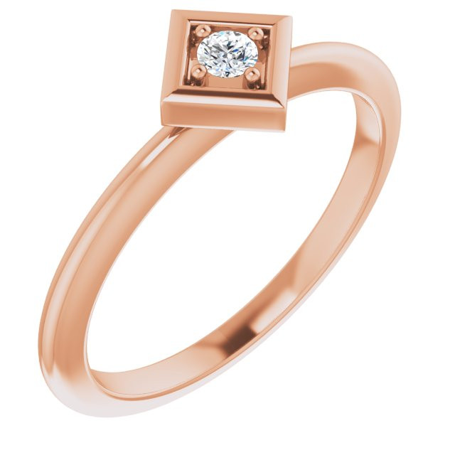 She'll be delighted to receive this charming diamond ring.