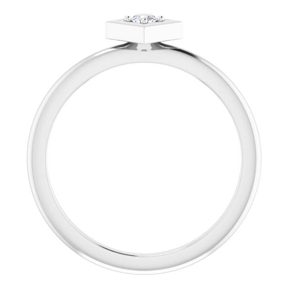 She'll be delighted to receive this charming diamond ring.