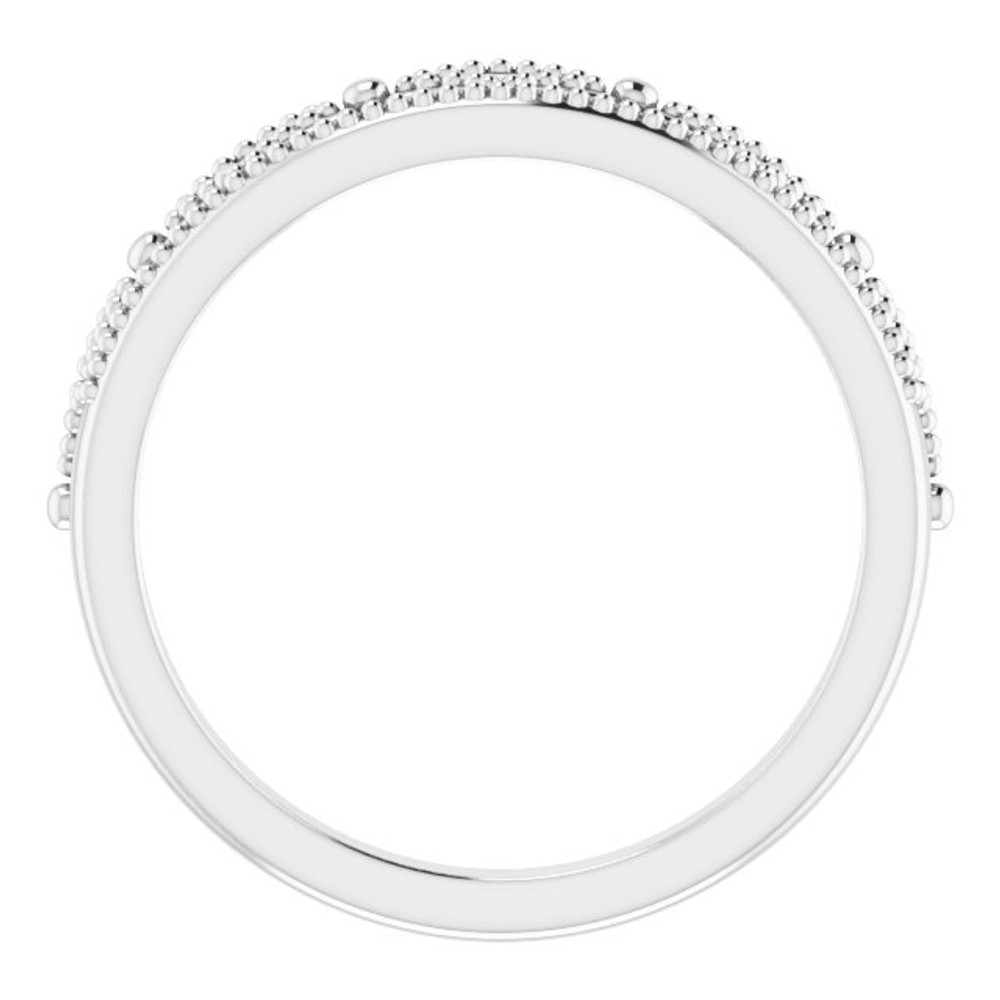 She'll be delighted to receive this charming diamond ring.