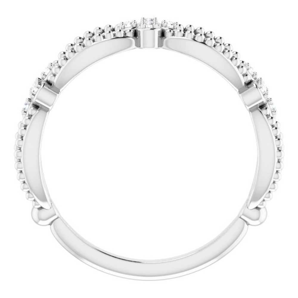 She'll be delighted to receive this charming diamond ring.