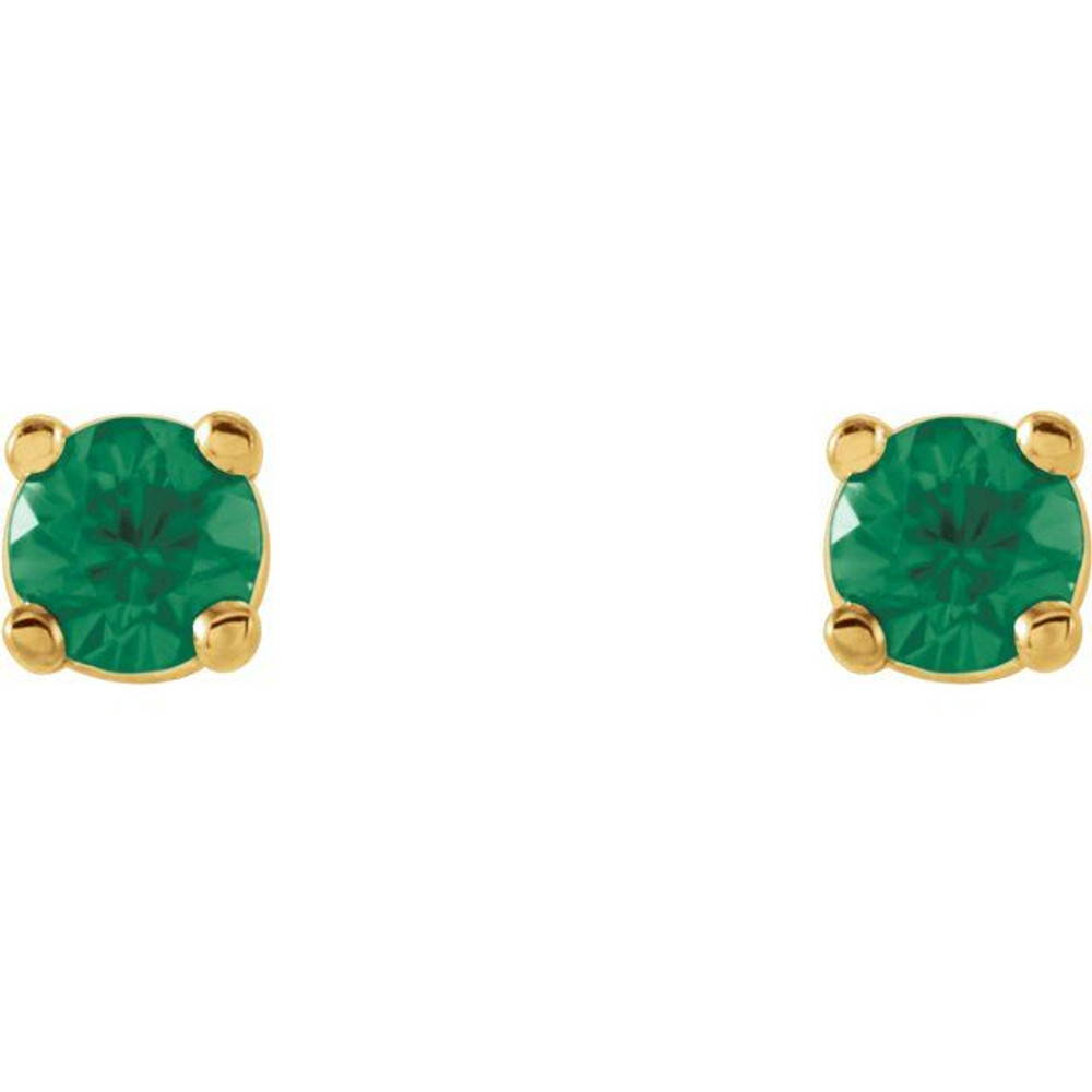 Emerald, the birthstone for May, has been beloved for millennia, evoking rebirth and renewal. Widely regarded as the definition of green, emerald is the perfect color for spring. From the poetic description of Ireland as the Emerald Isle to the vibrant green of the famed gemstone itselfthe May birthstone emerald has captured hearts and minds through the ages.
 
Variations of this rich green color suggest soothing, lush gardens. Legend has it that emerald has the power to make its wearer more intelligent and quick-witted, and it was once believed to cure diseases like cholera and malaria. Today, it's the gemstone given for the 20th and 35th wedding anniversaries.