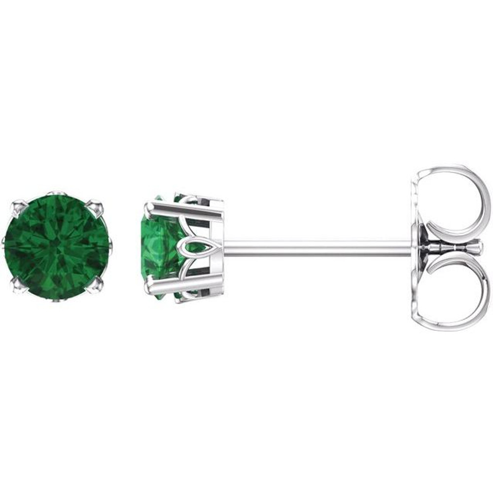 Emerald, the birthstone for May, has been beloved for millennia, evoking rebirth and renewal. Widely regarded as the definition of green, emerald is the perfect color for spring. From the poetic description of Ireland as the Emerald Isle to the vibrant green of the famed gemstone itselfthe May birthstone emerald has captured hearts and minds through the ages.
 
Variations of this rich green color suggest soothing, lush gardens. Legend has it that emerald has the power to make its wearer more intelligent and quick-witted, and it was once believed to cure diseases like cholera and malaria. Today, it's the gemstone given for the 20th and 35th wedding anniversaries.