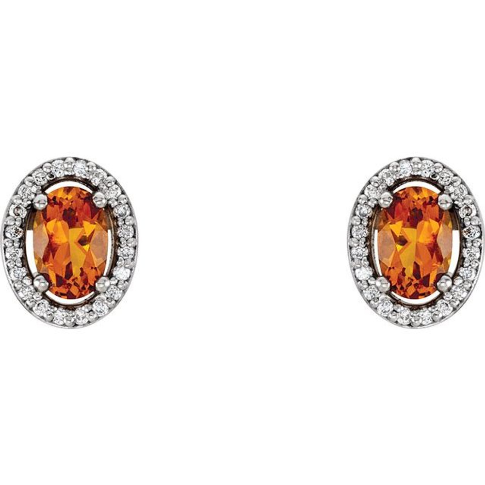 Celebrate your November birthday with these sophisticated citrine earrings.