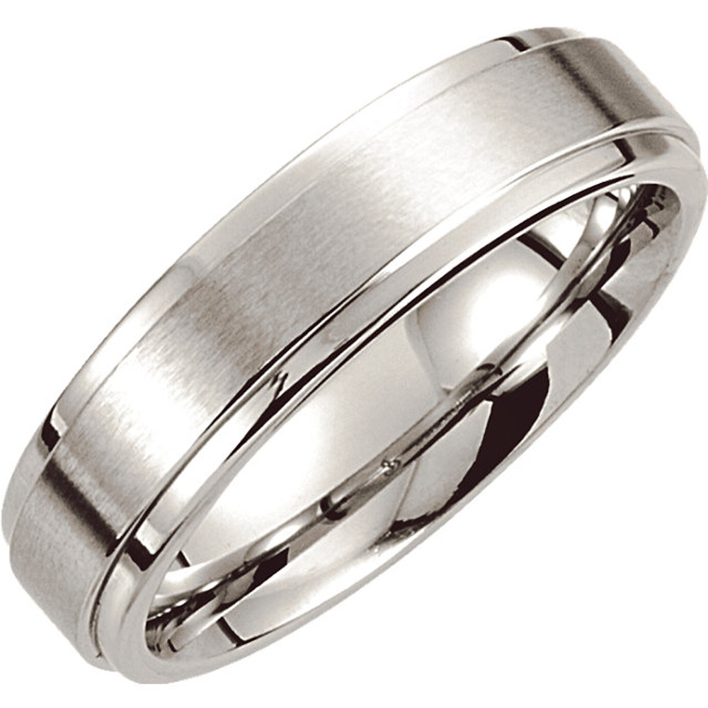 Product Specifications

Quality: Cobalt

Style: Men's Wedding Band

Ring Sizes: 7-13.00 ( Whole & Half Sizes )

Width: 6mm

Surface Finish: Satin/Polished