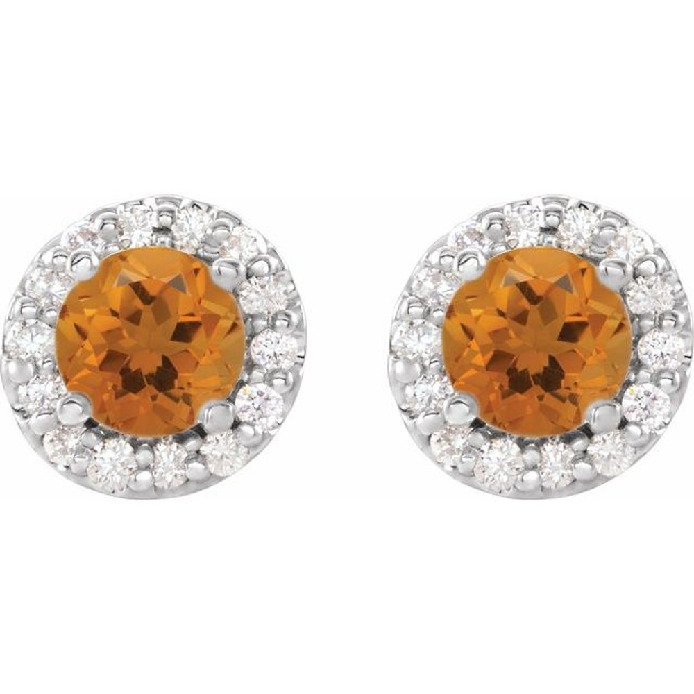 Celebrate your November birthday with these sophisticated citrine earrings.