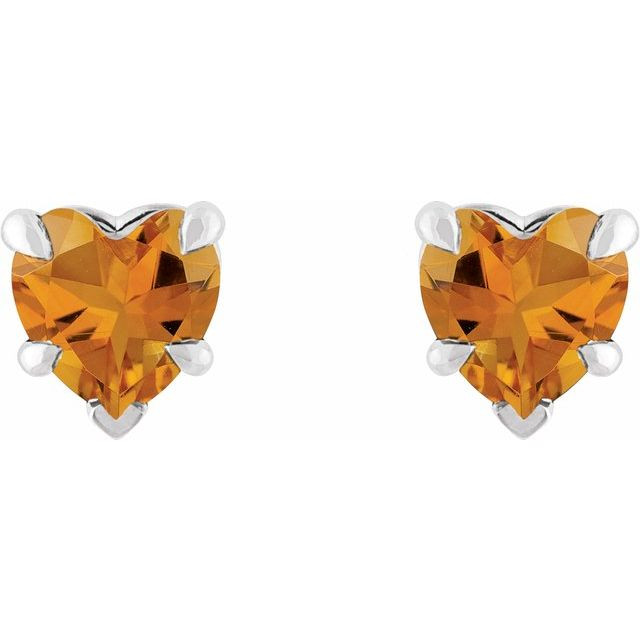 Celebrate your November birthday with these sophisticated citrine earrings.