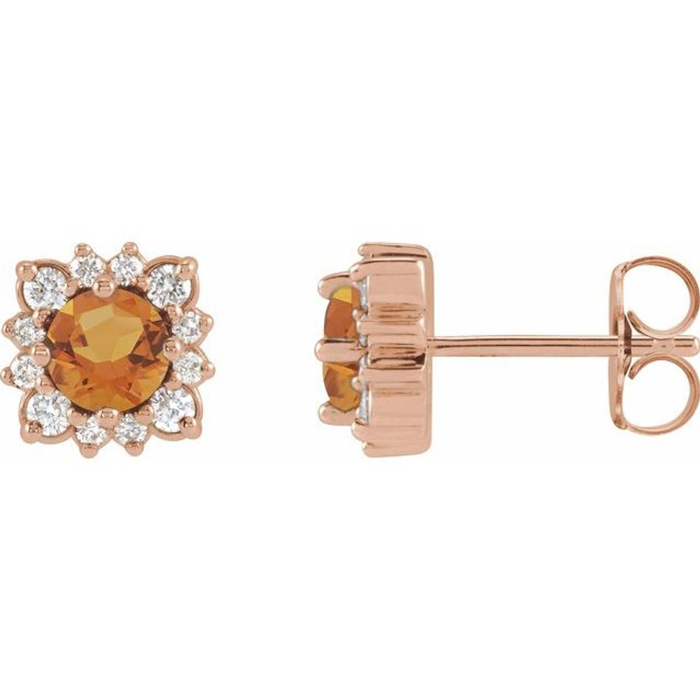 Celebrate your November birthday with these sophisticated citrine earrings.
