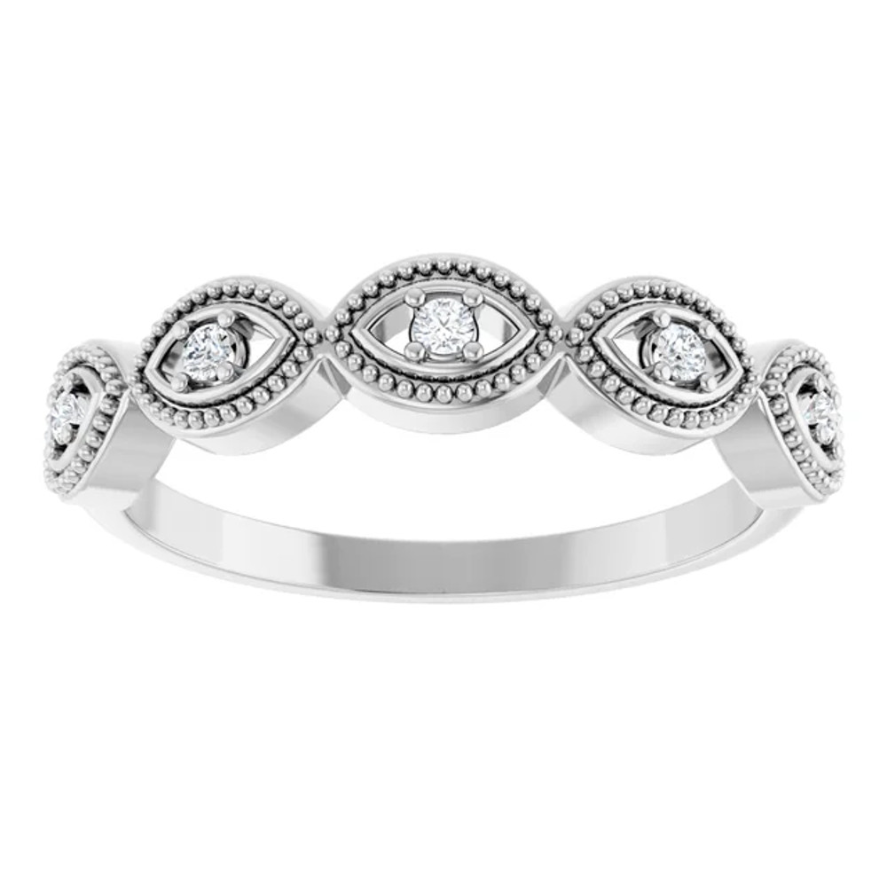 Faith meets fashion in this diamond cross ring.